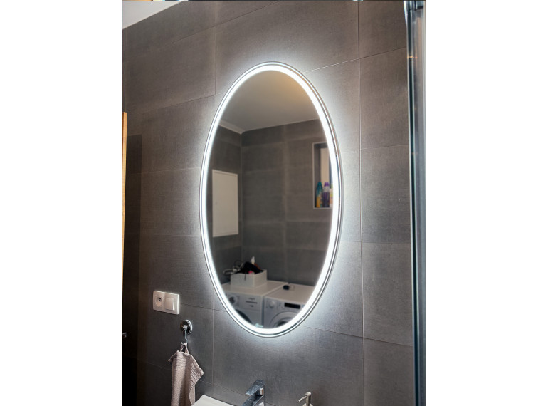 SLIM elipsové zrkadlo INTEGRO a AMBIENT LED