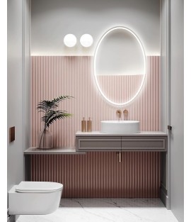 SLIM elipsové zrkadlo INTEGRO a AMBIENT LED