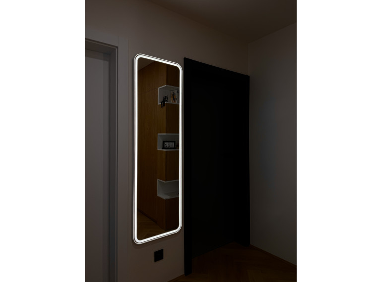 SLIM zaoblené zrkadlo INTEGRO LED