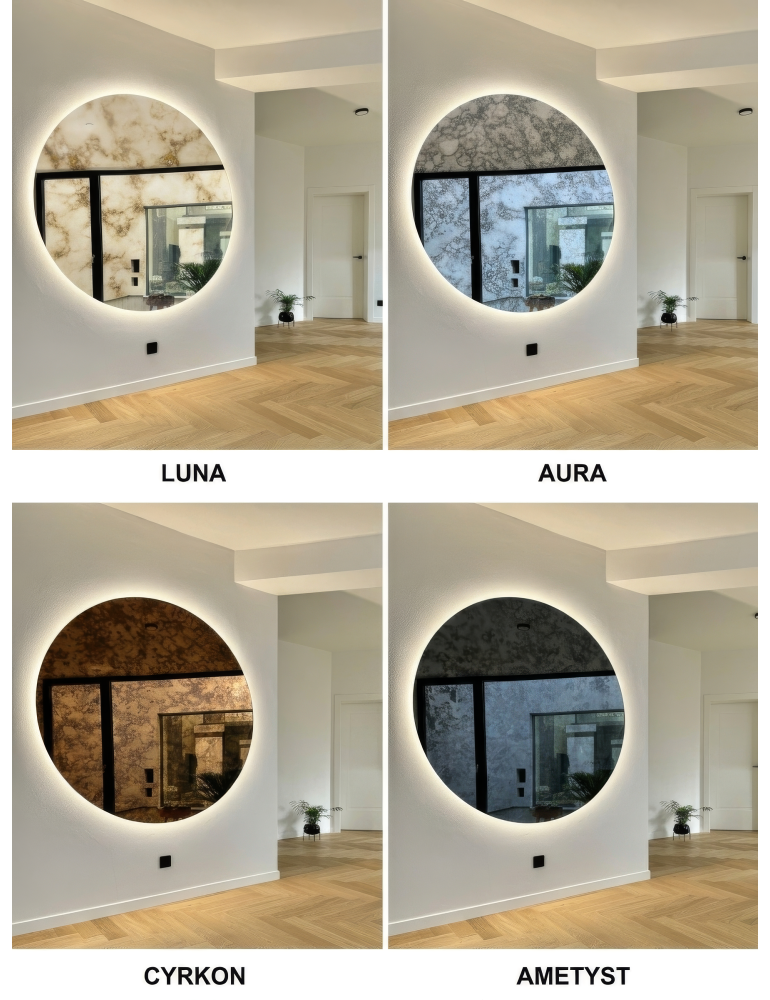 Hranaté zrkadlo ALLA AMBIENT LED