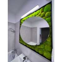 Hranaté machové zrkadlo ELI Ambient Moss