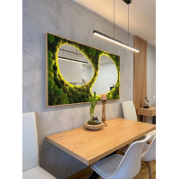 Machové zrkadlo ICONA Organico Bolmoss