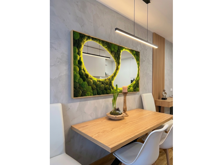 Machové zrkadlo ICONA Organico Bolmoss