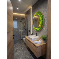 Okrúhle machové zrkadlo Ambient Bolmoss