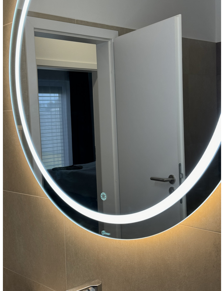 Okrúhle zrkadlo ALLA Integro OptiLight & Ambient AuraLight