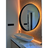  Okrúhle zrkadlo DI LUSSO AMBIENT LED