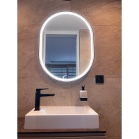 SLIM oválne zrkadlo INTEGRO LED