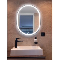 SLIM oválne zrkadlo INTEGRO a AMBIENT LED